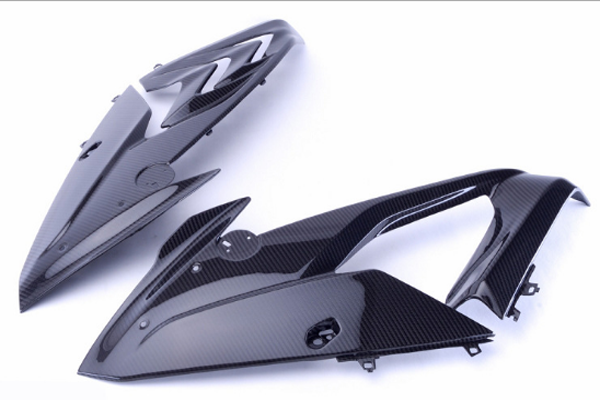 Custom carbon fibre motorcycle side fairing panel, high quality motorcycle parts