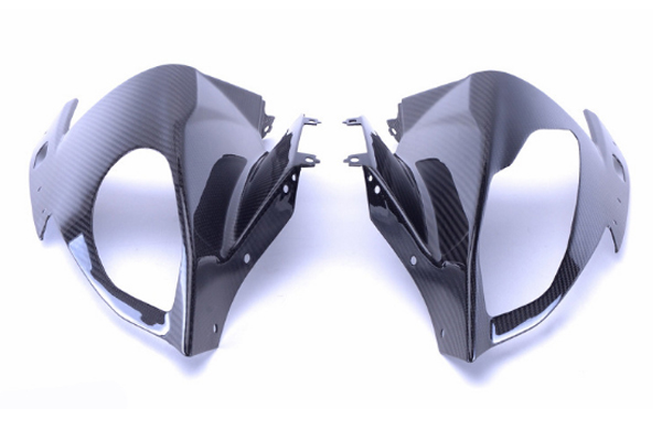 Autoclave carbon fiber motorcycle front fairing panel, custom motorcycle parts